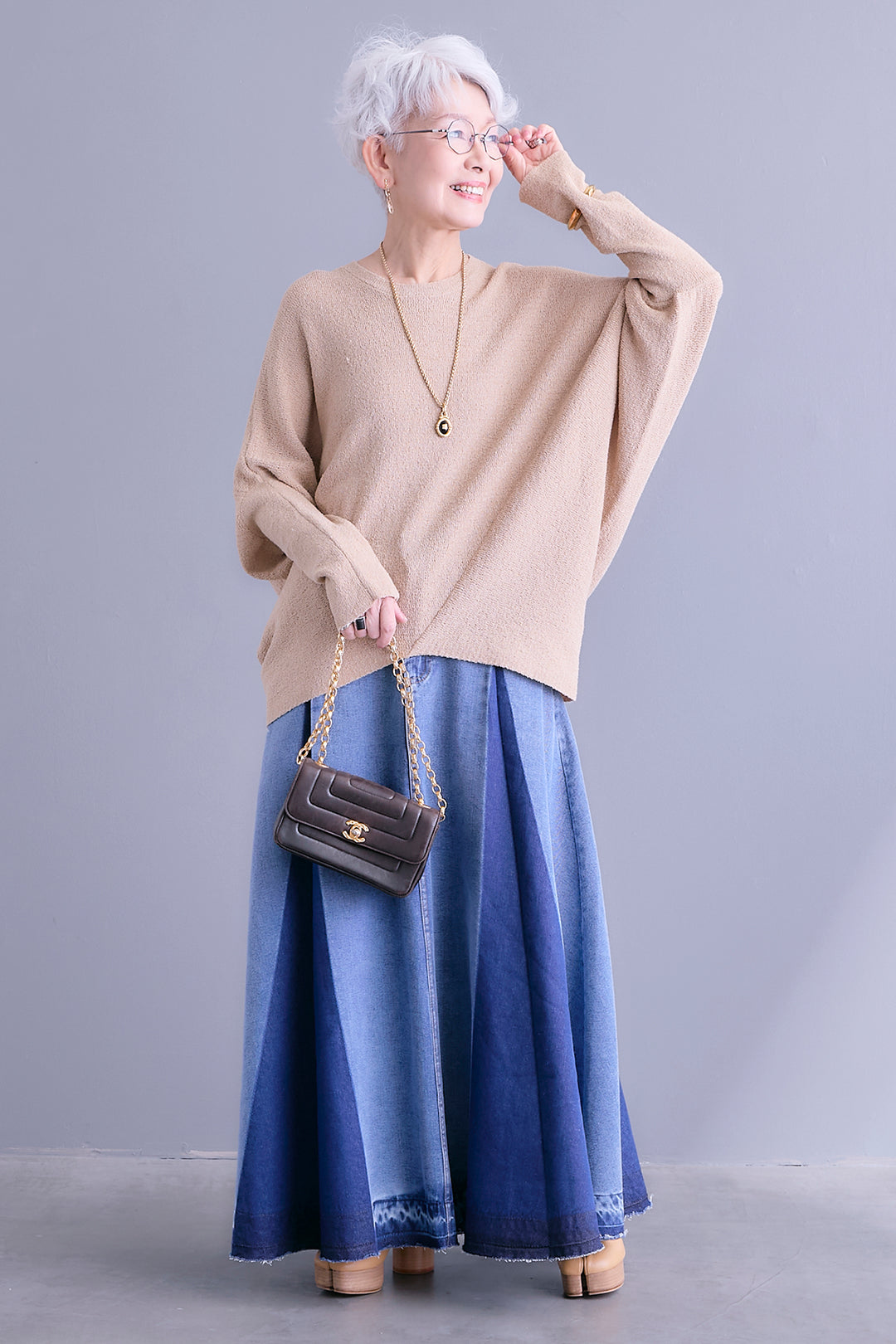 【予約】ブークレスプリングドルマンニット