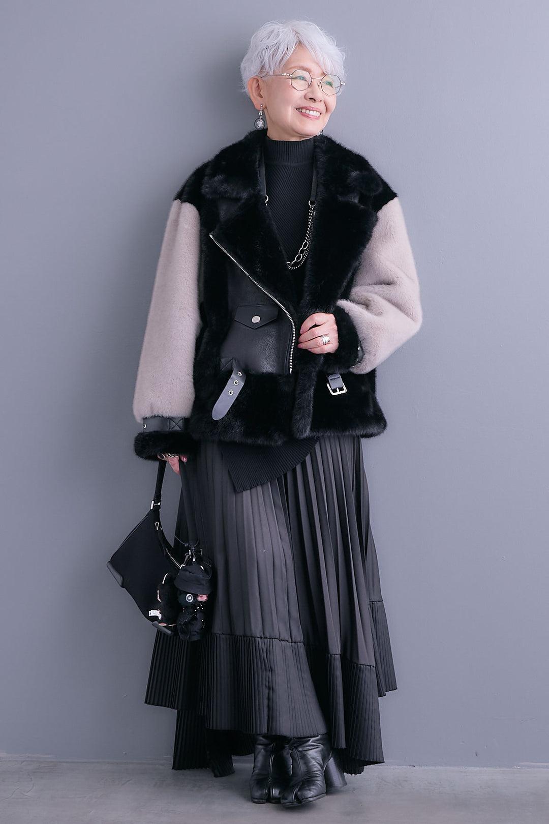 【予約】ライダースドッキングエコファージャケット