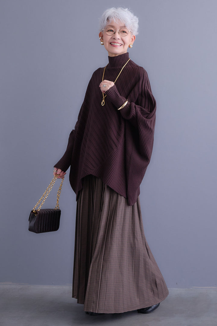 【予約】グレンチェックプリーツスカート