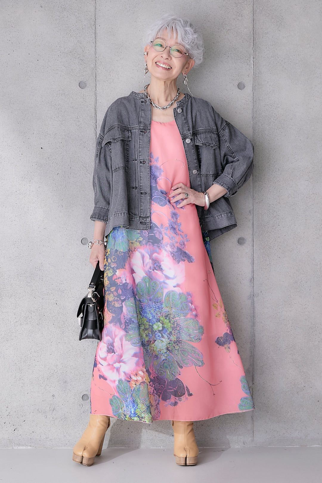 【予約】サンセットボタニカルフラワーサマードレス