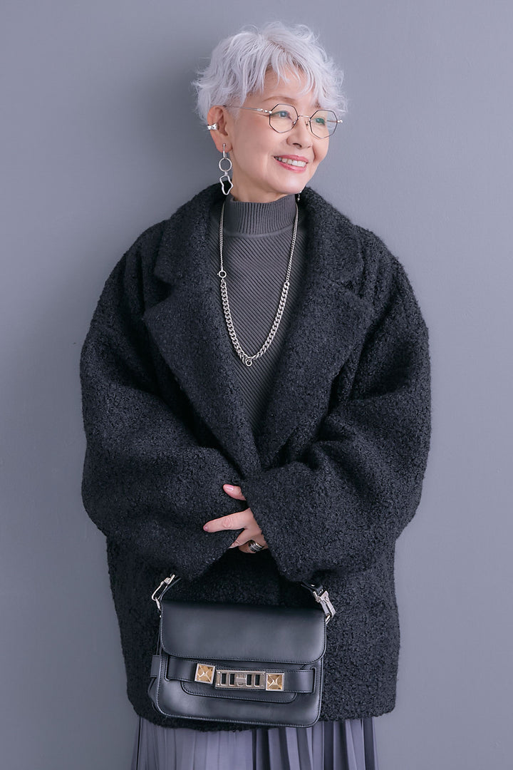 【予約】ブークレーテーラードコート