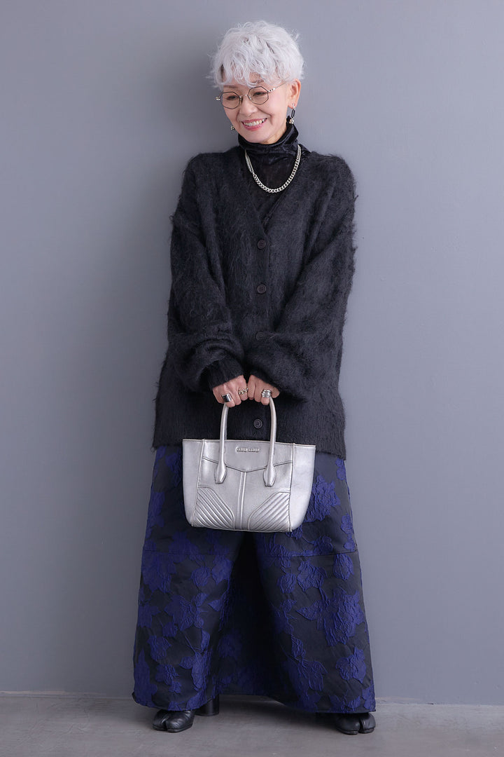 【予約】クラッシュベロアハイネックシアートップス