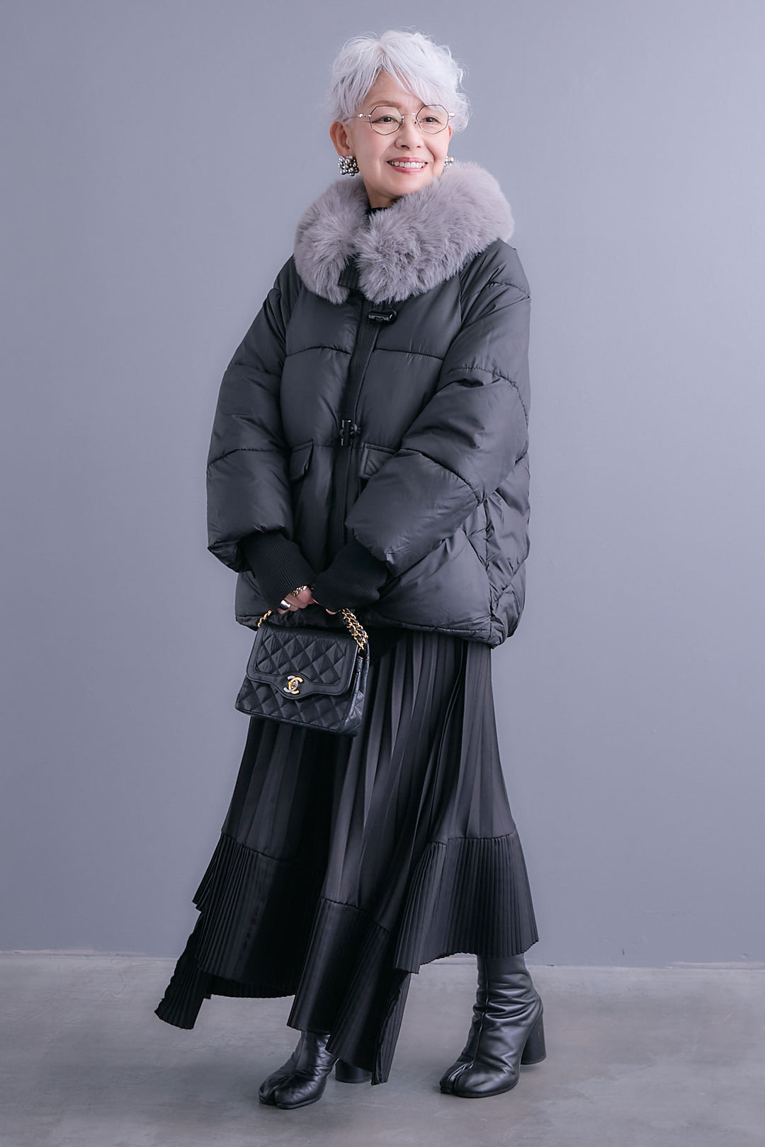 【予約】ファーカラーパディングコート