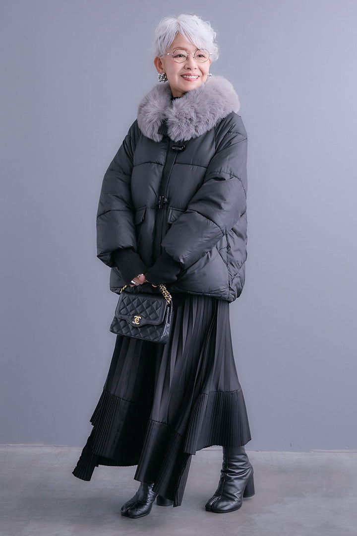 【予約】ファーカラーパディングコート