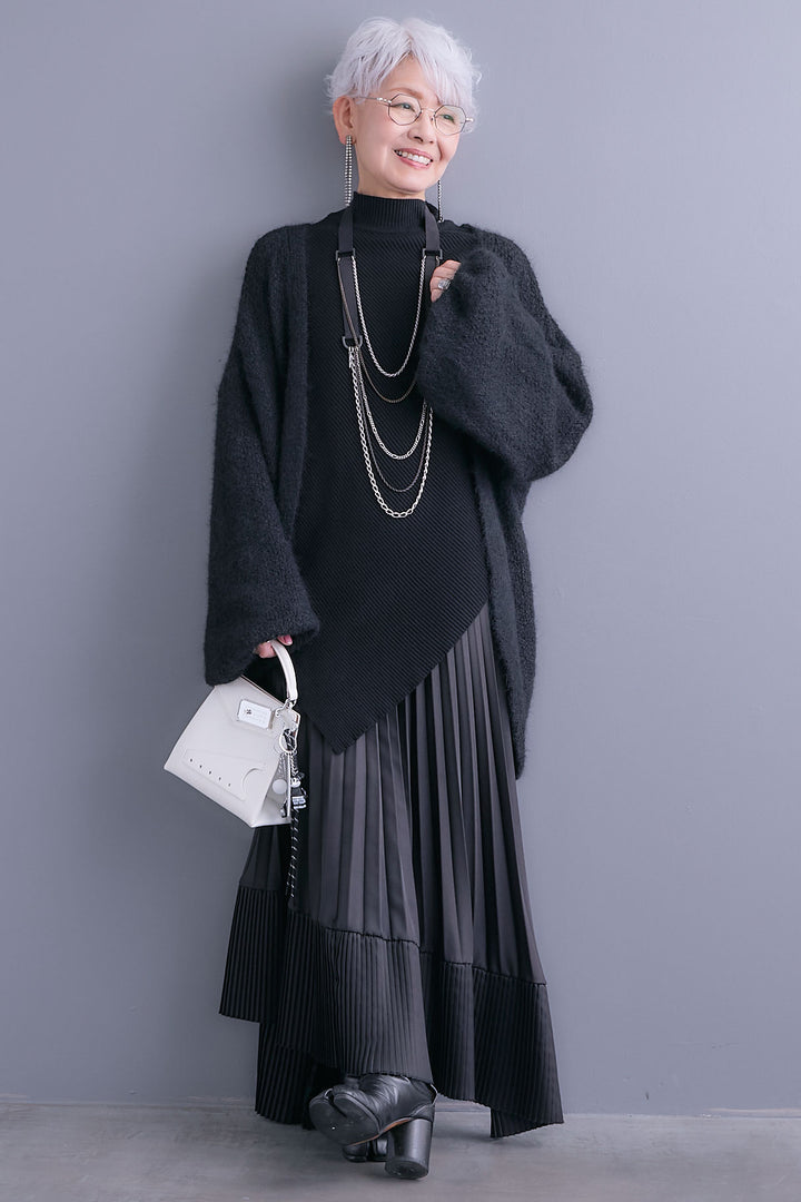 【予約】ボリュームスリーブニットカーディガン