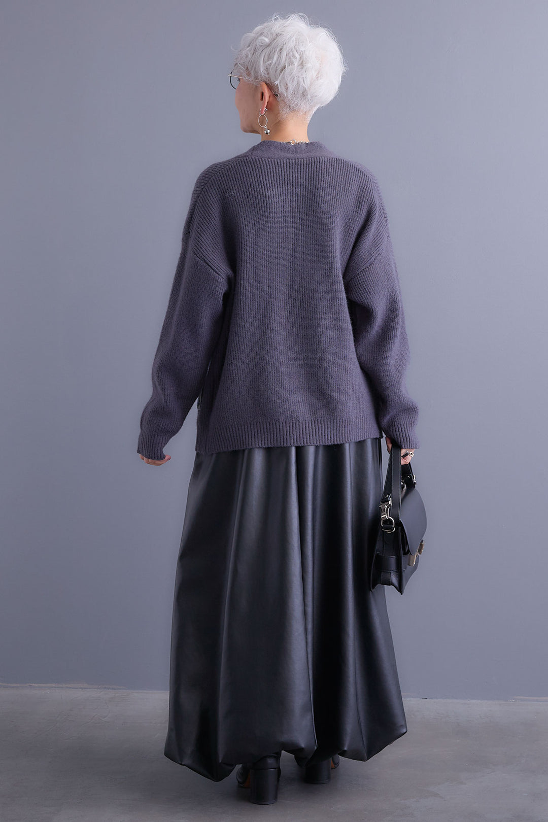 【予約】デニムポケットZIPニットカーディガン