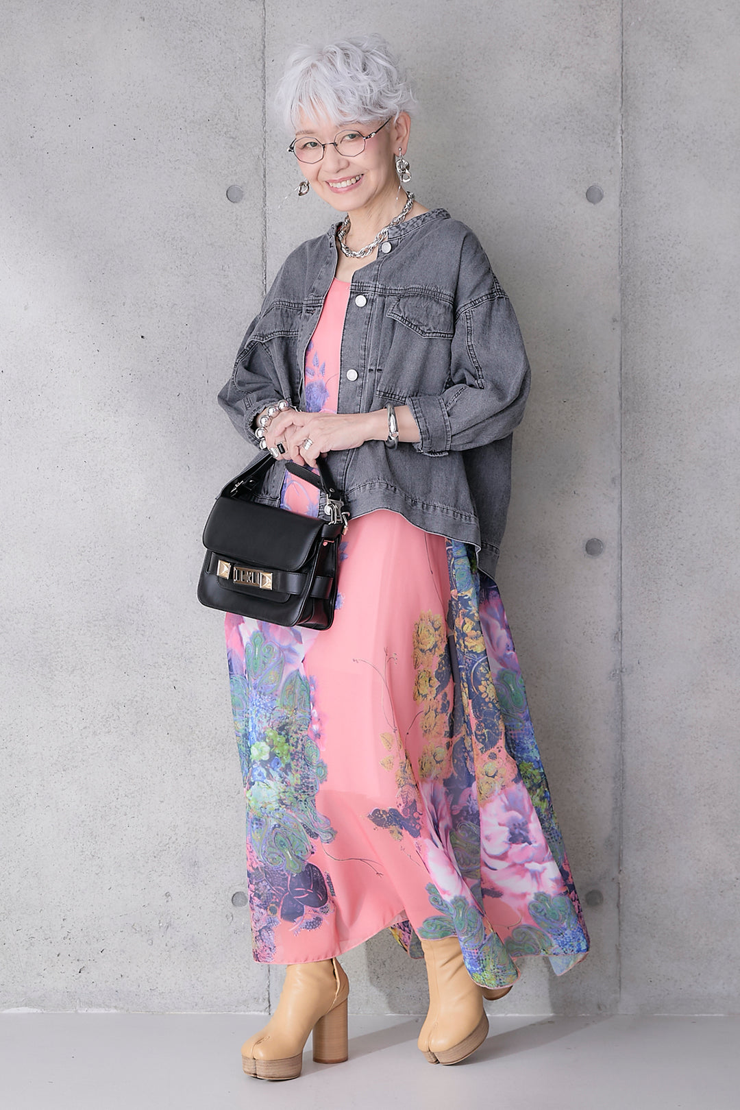 【予約】サンセットボタニカルフラワーサマードレス