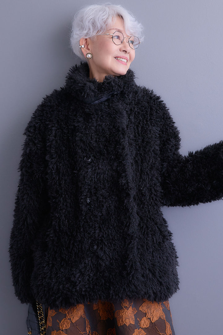 【予約】プードルボア2WAYカラーコート