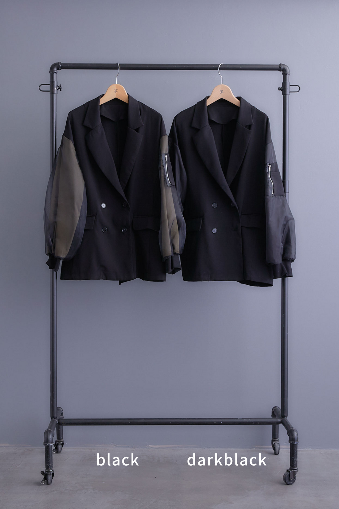 【新色追加】【予約】チュールレイヤードMA-1ジャケット