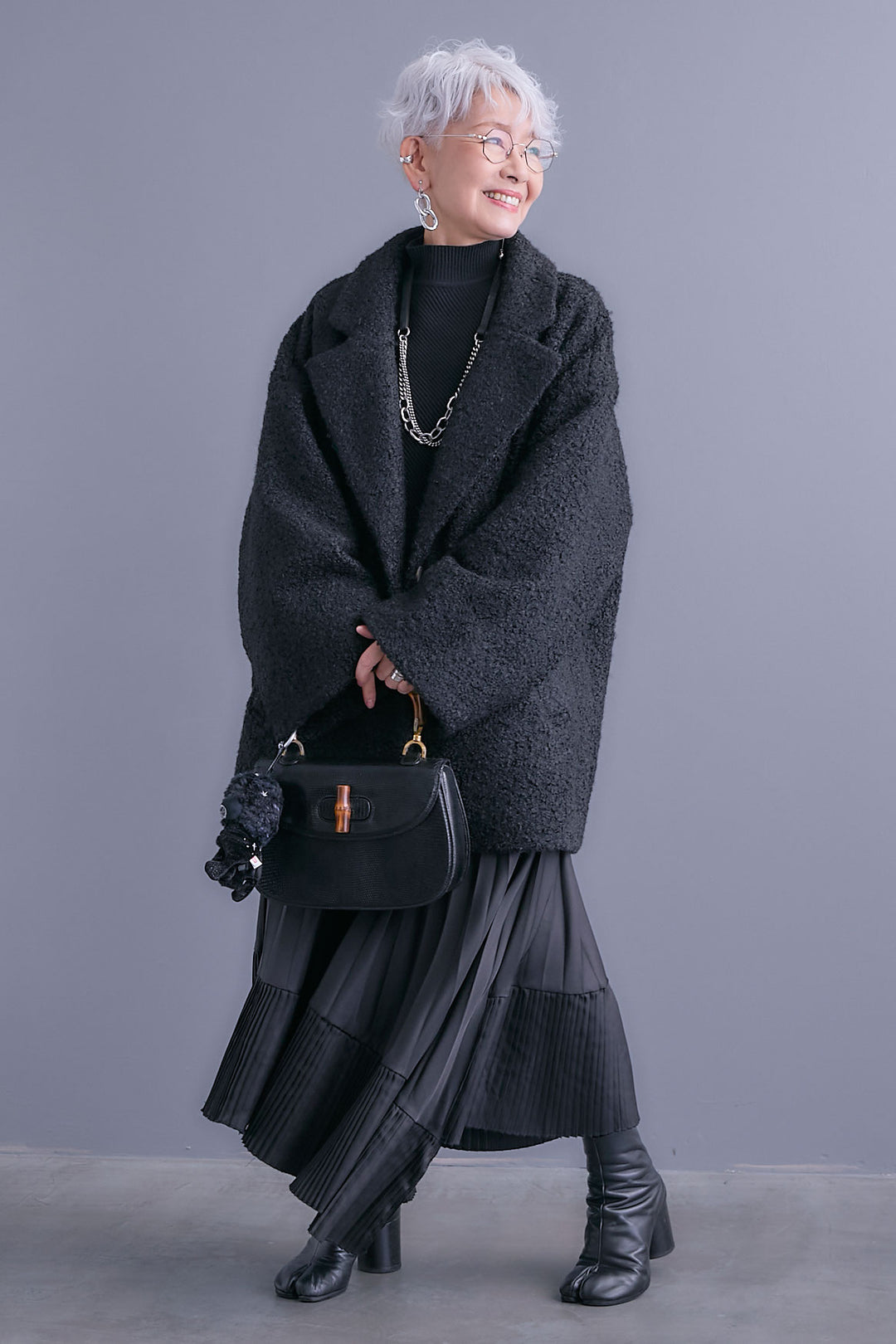 【予約】ブークレーテーラードコート