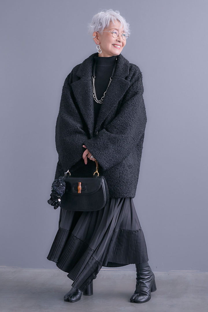 【予約】ブークレーテーラードコート