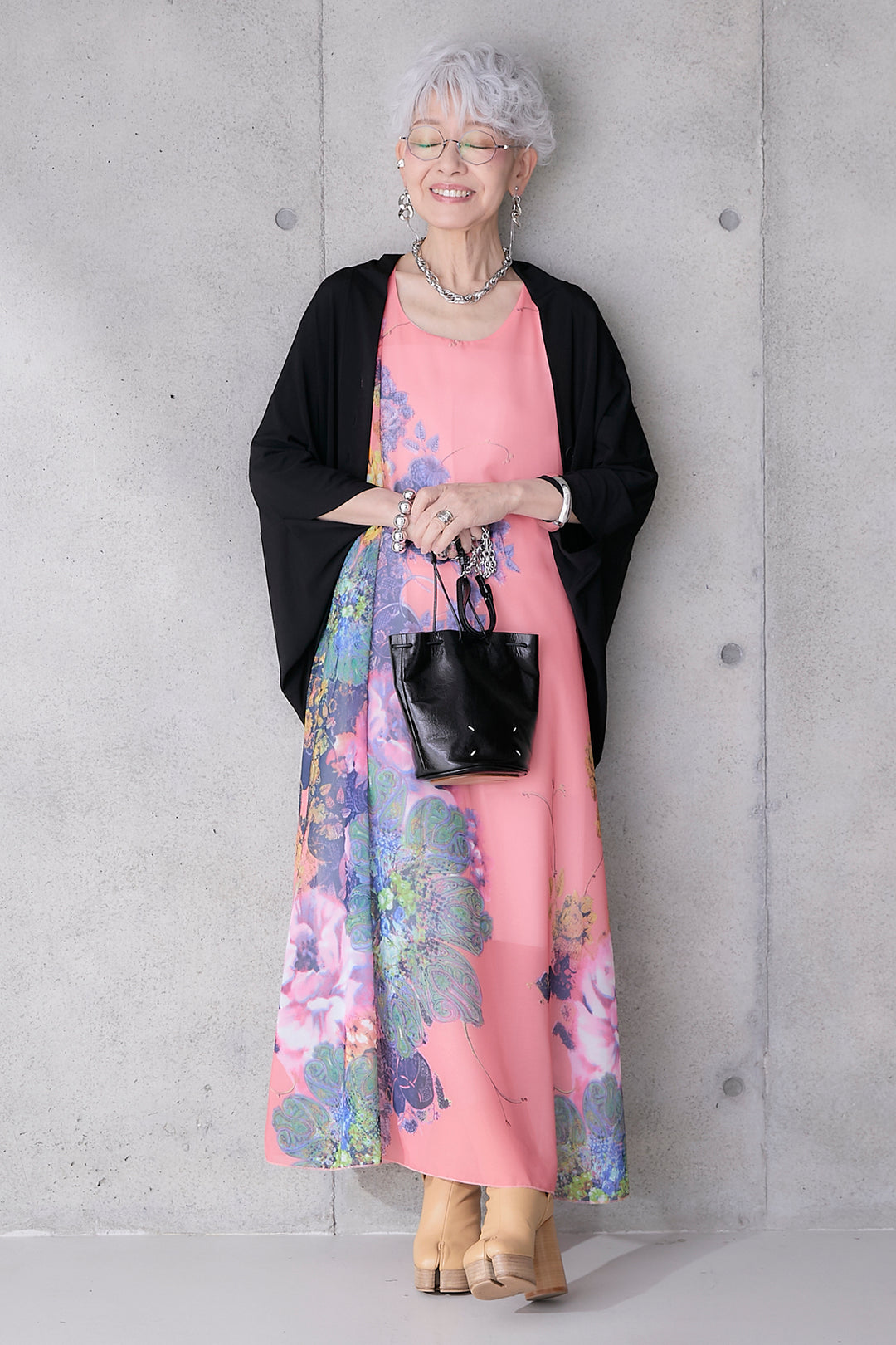 【予約】サンセットボタニカルフラワーサマードレス