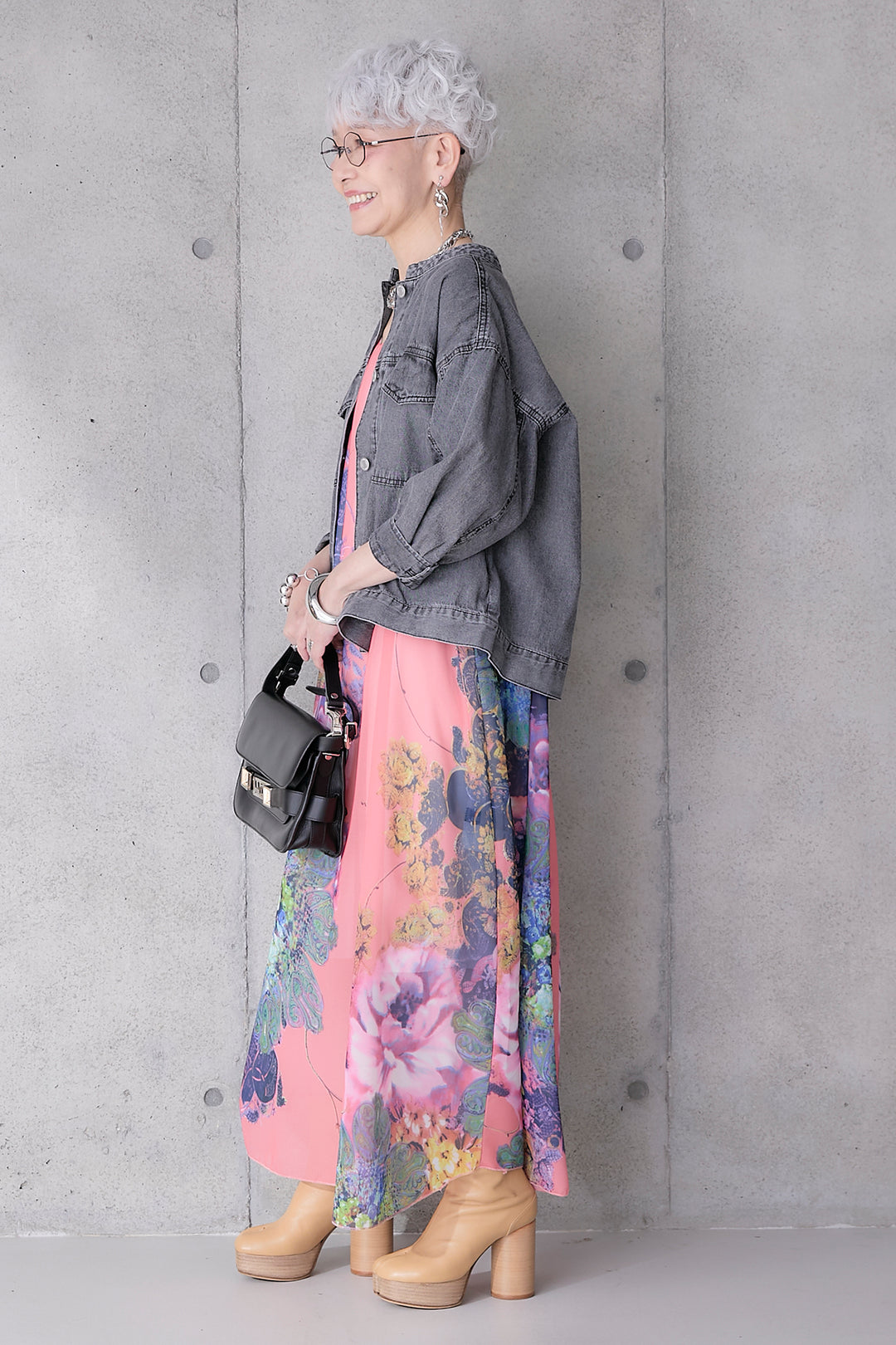 【予約】サンセットボタニカルフラワーサマードレス