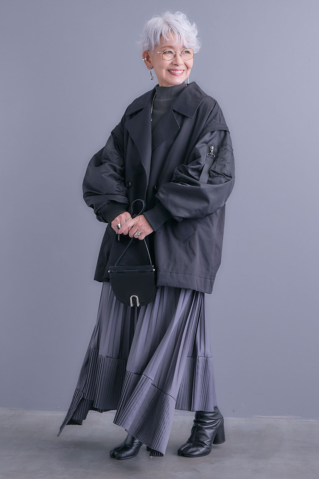 【予約】シャーリングMA-1オーバートレンチ【2WAY】