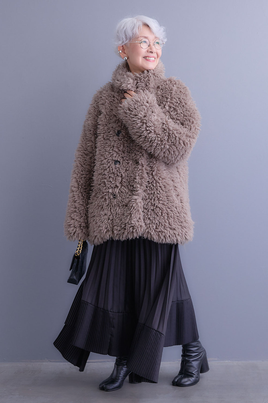 【予約】プードルボア2WAYカラーコート