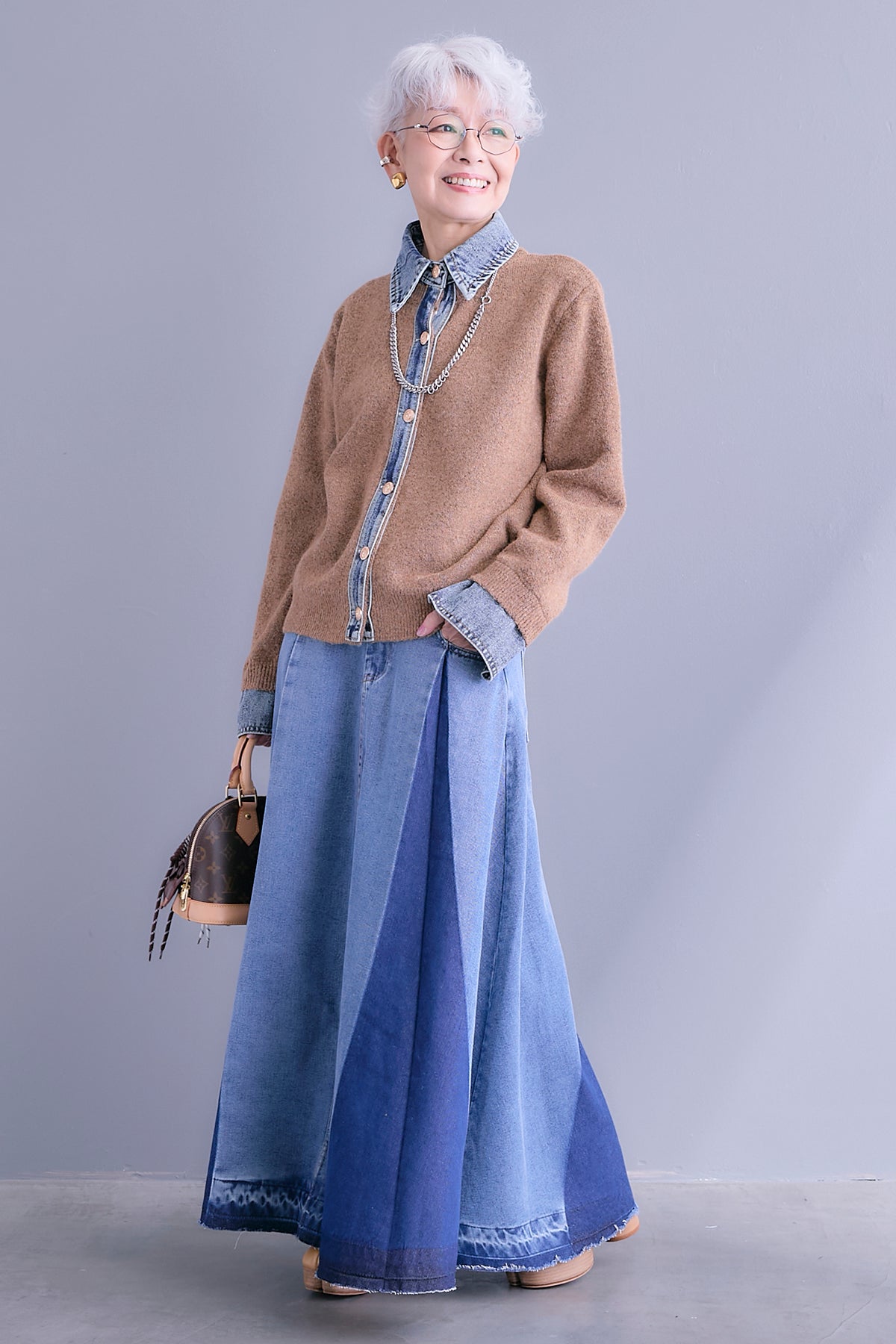 予約】プリーツタックデニムスカート – AIJAN