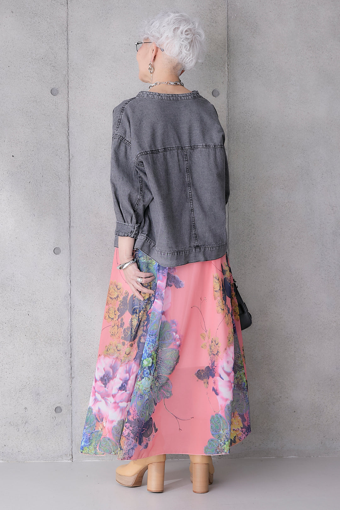 【予約】サンセットボタニカルフラワーサマードレス