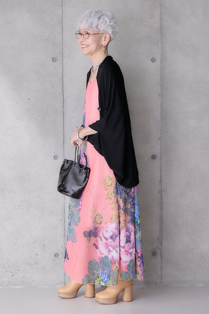 【予約】サンセットボタニカルフラワーサマードレス