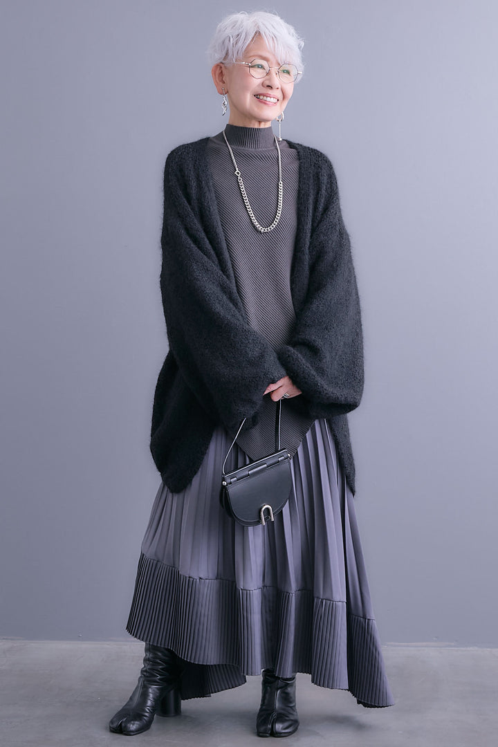 【予約】ボリュームスリーブニットカーディガン