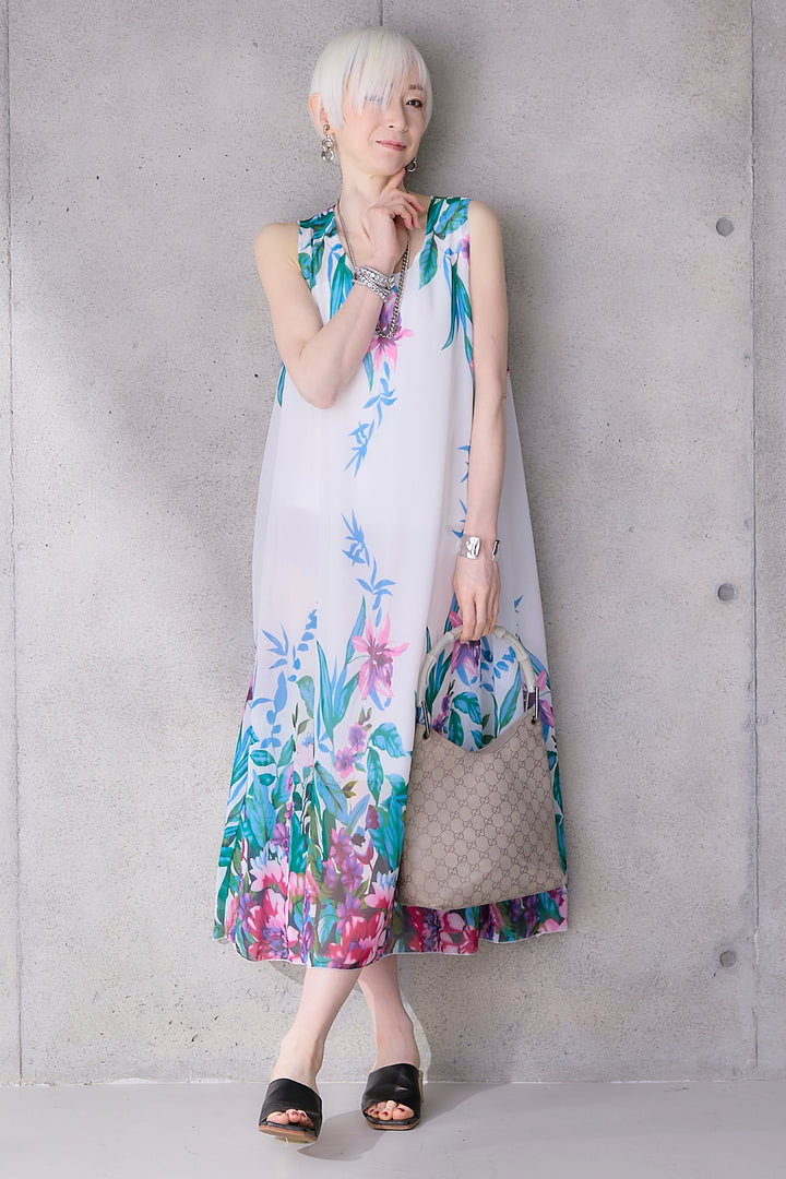 【予約】アイシーノーブルフラワーサマードレス
