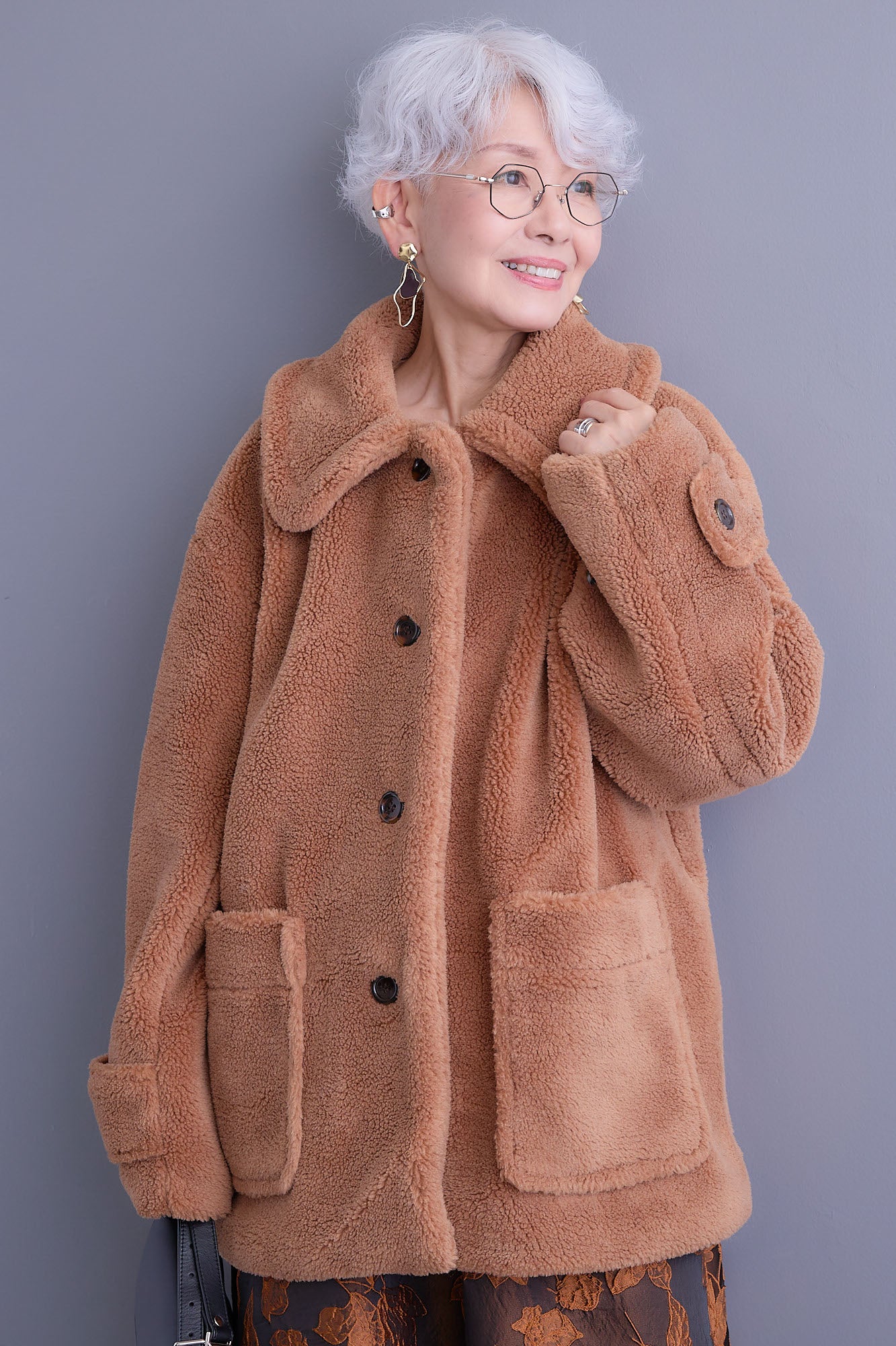 予約】テディボアフラットカラーコート – AIJAN