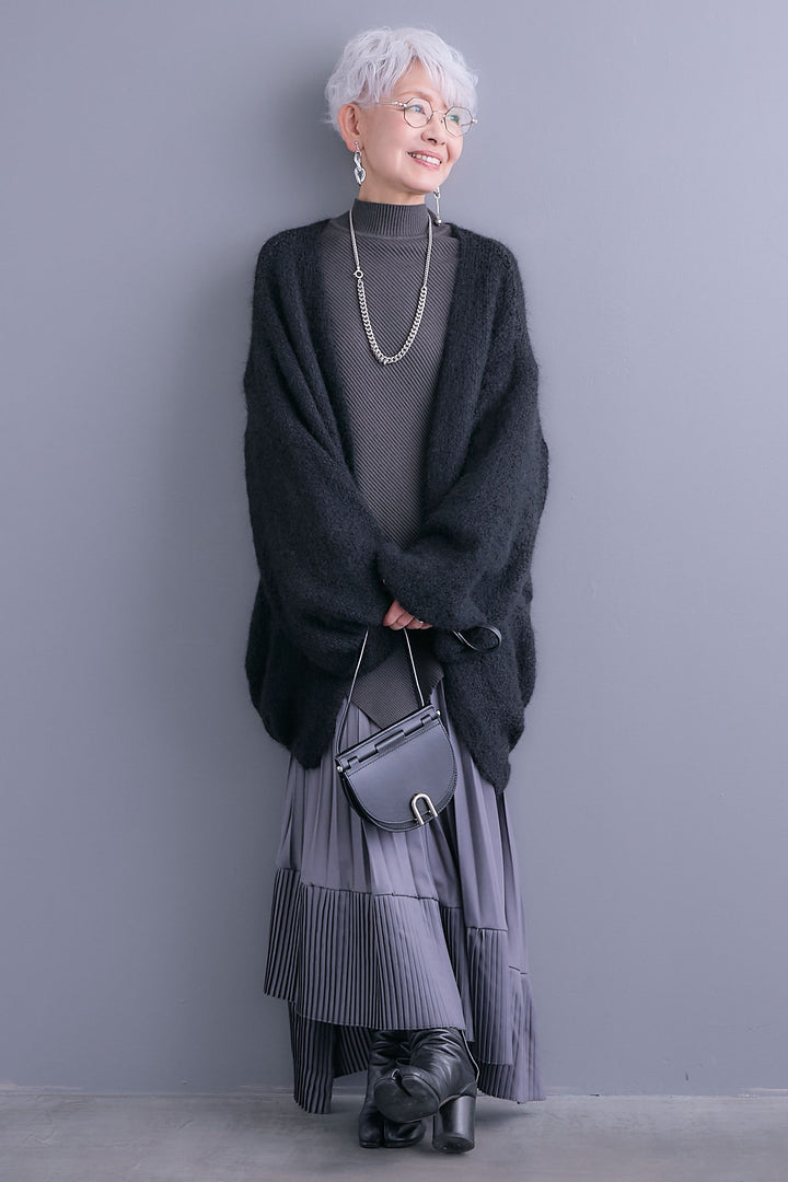 【予約】ボリュームスリーブニットカーディガン