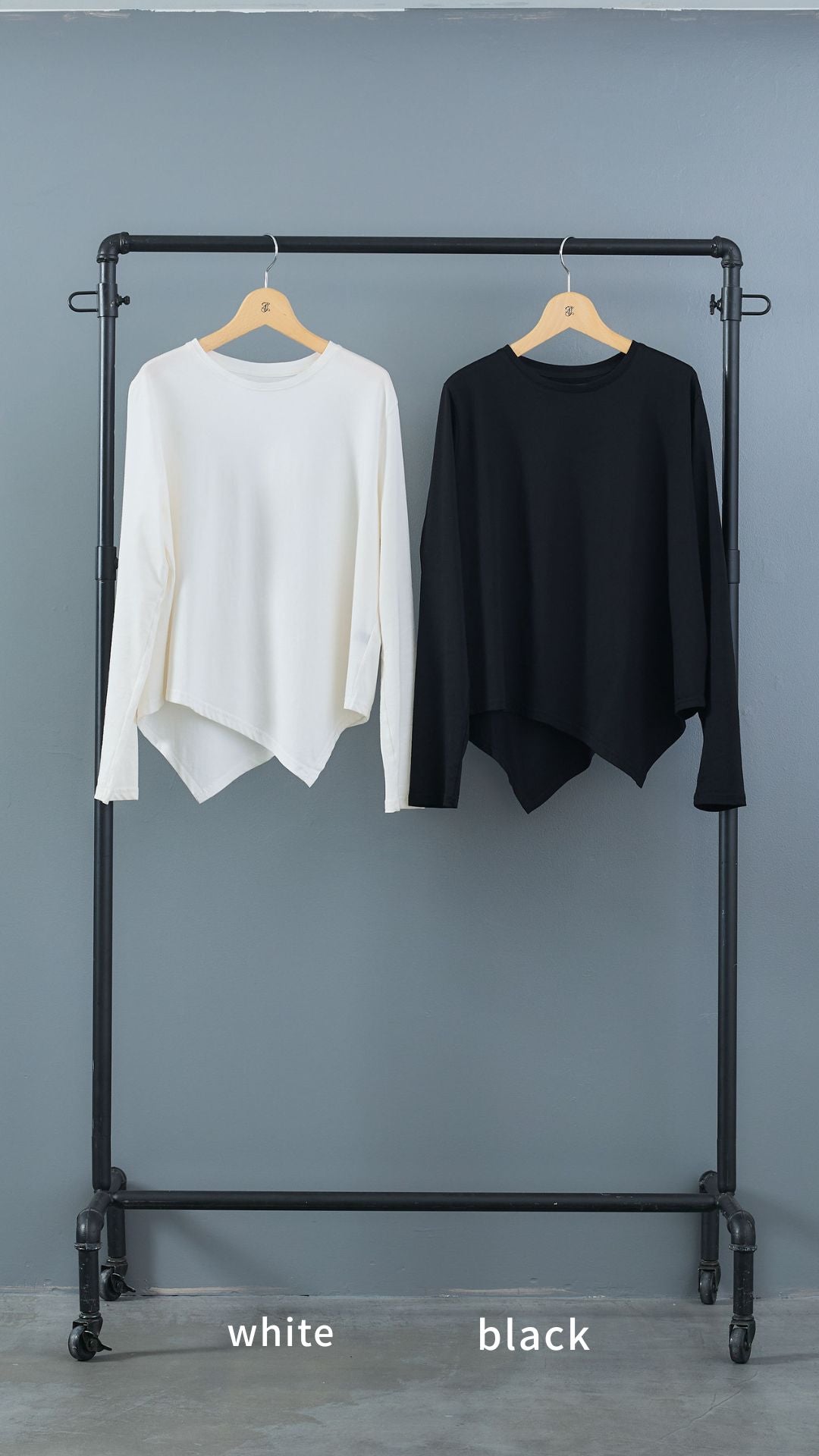 【SET】アシンメトリーロンT+ワッシャートレンチライクライトコート+レザーライクプリーツスカート(3set)