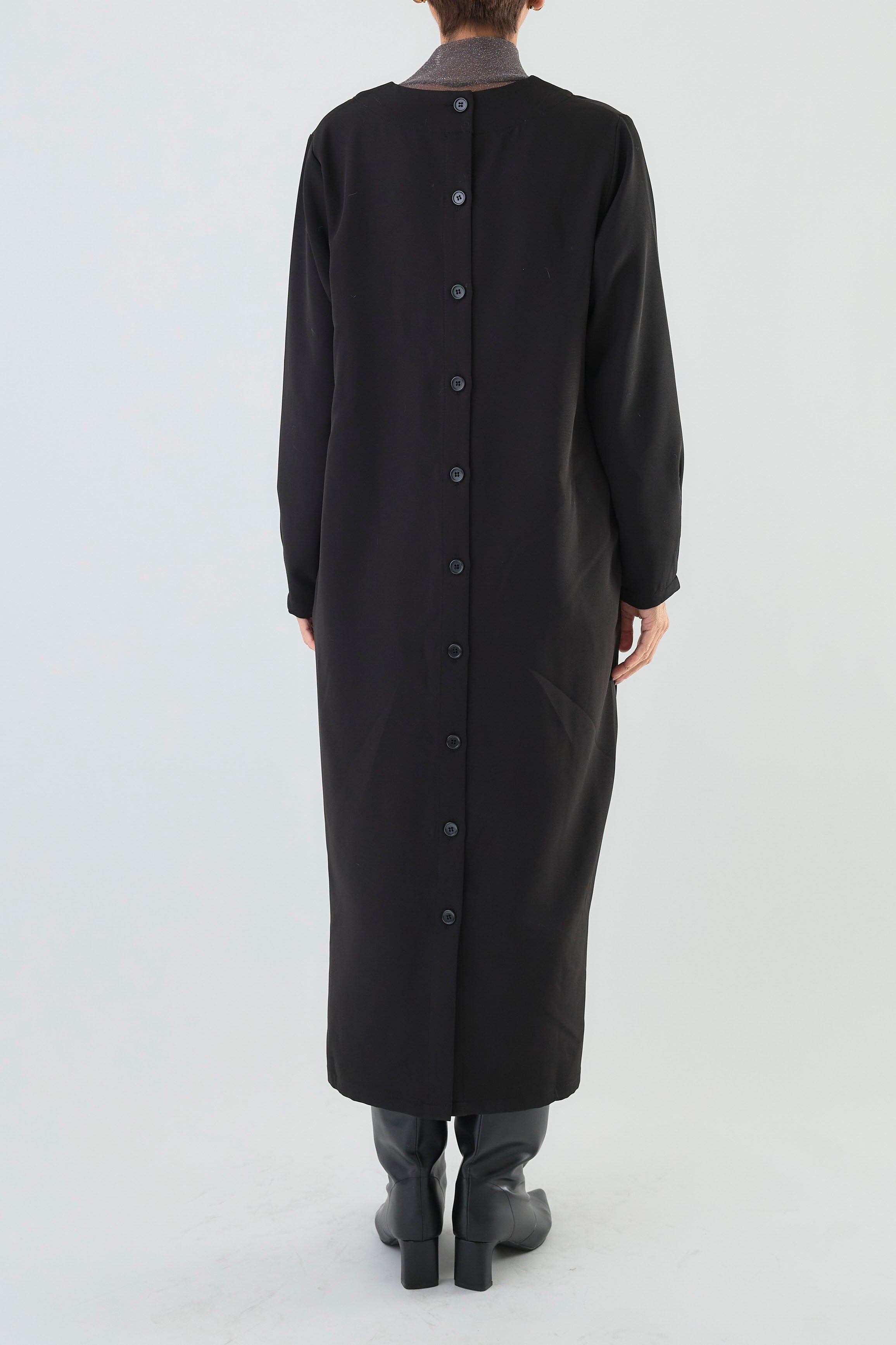 即納】ダブルクロスキーネックワンピース – AIJAN