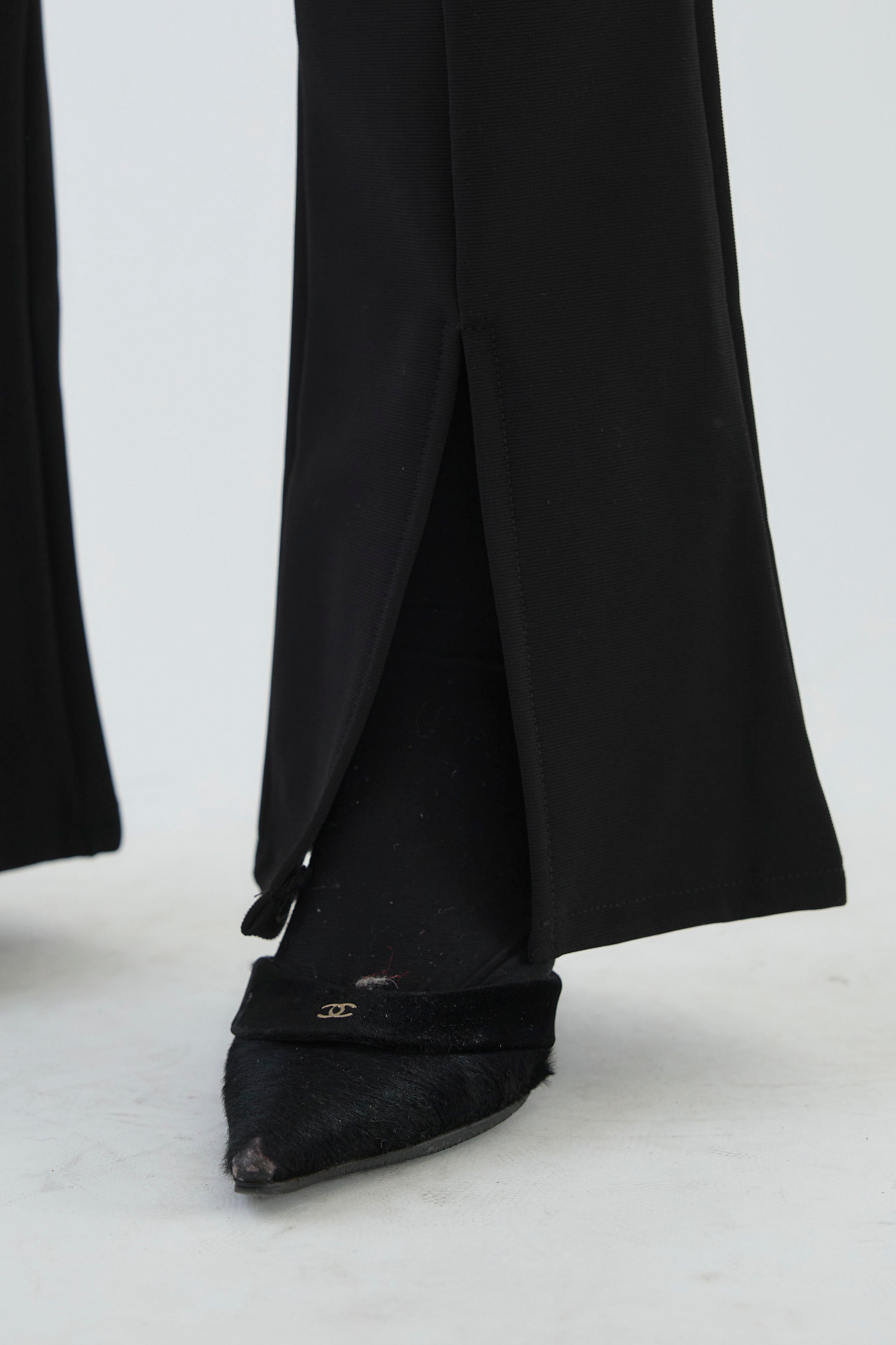 即納】スーパーストレッチスリットフレアパンツ – AIJAN