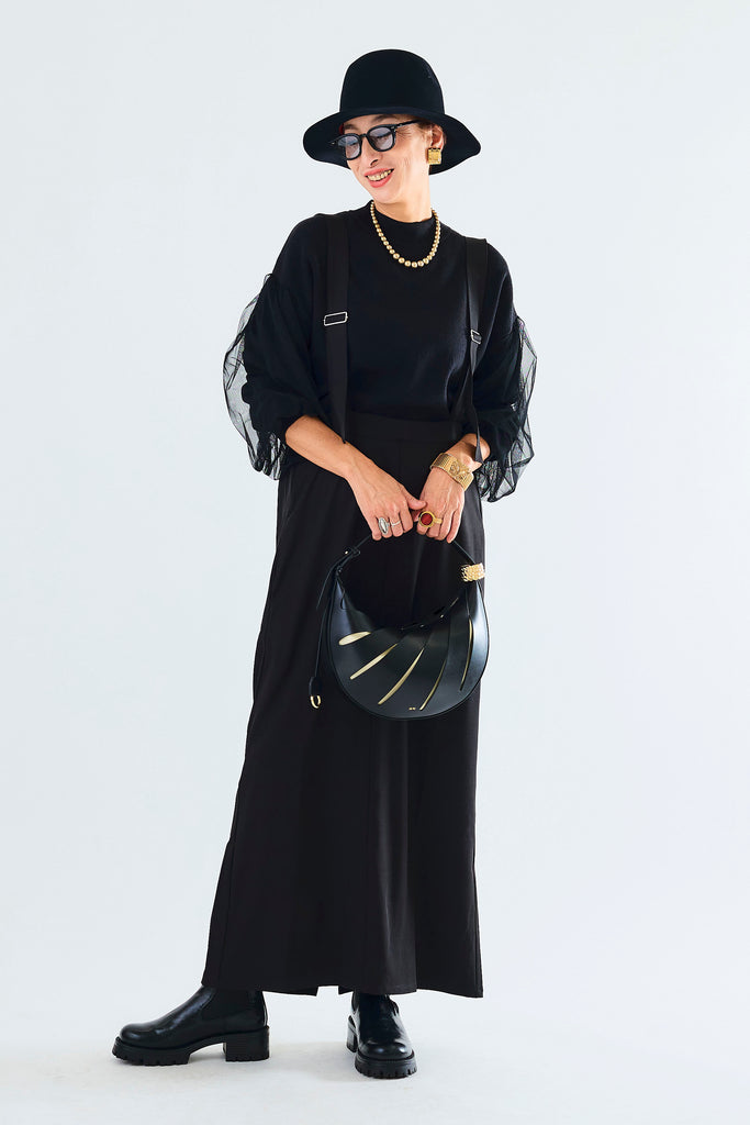 即納】Iラインサロペットワンピース – AIJAN