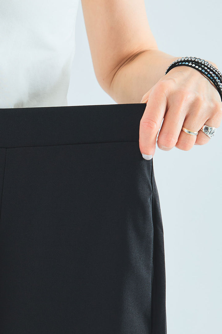 【SET】チュールドッキングブルゾン+サイドプリーツワイドパンツ(2set)