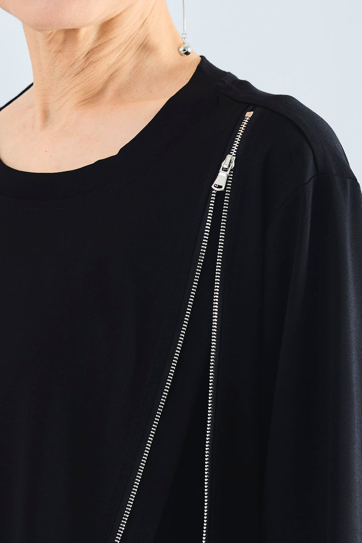 【予約】ZIPデザインカーブスリットT
