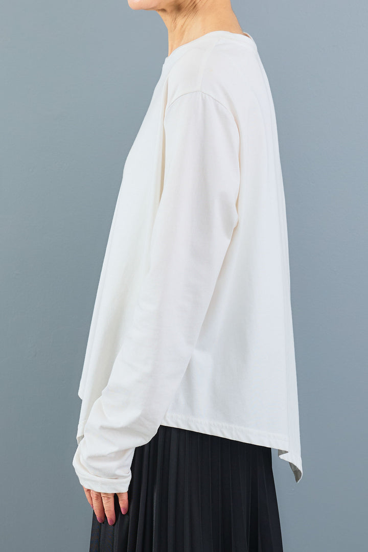 【SET】アシンメトリーロンT+ワッシャートレンチライクライトコート+レザーライクプリーツスカート(3set)