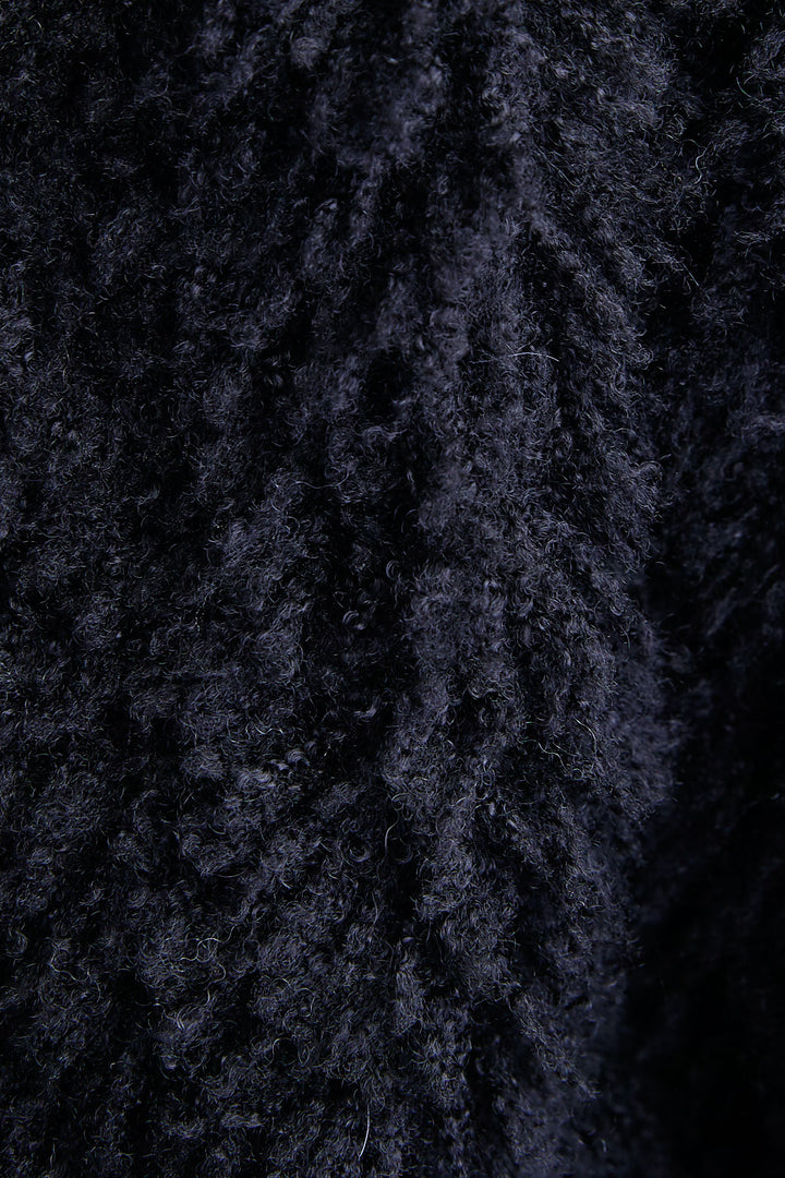 【SET】プードルボア2WAYカラーコート+ジャガードフラワースカート(2set)