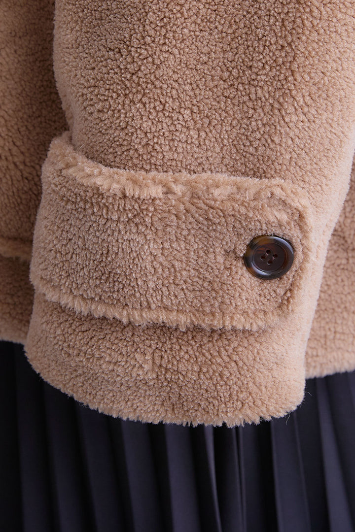 【予約】テディボアフラットカラーコート