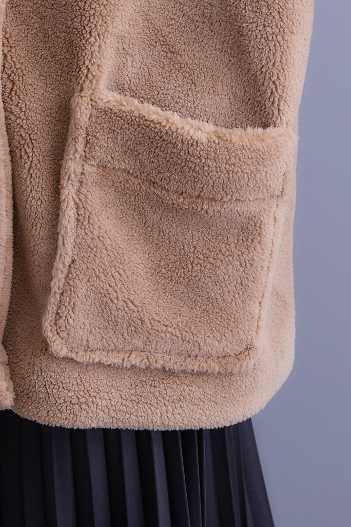 【予約】テディボアフラットカラーコート