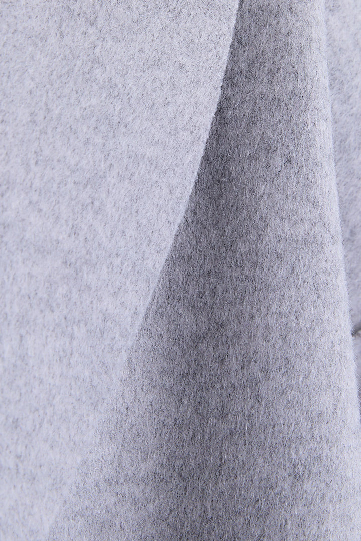 【予約】メルトンソフトショールカラーコート【ベルト付き】