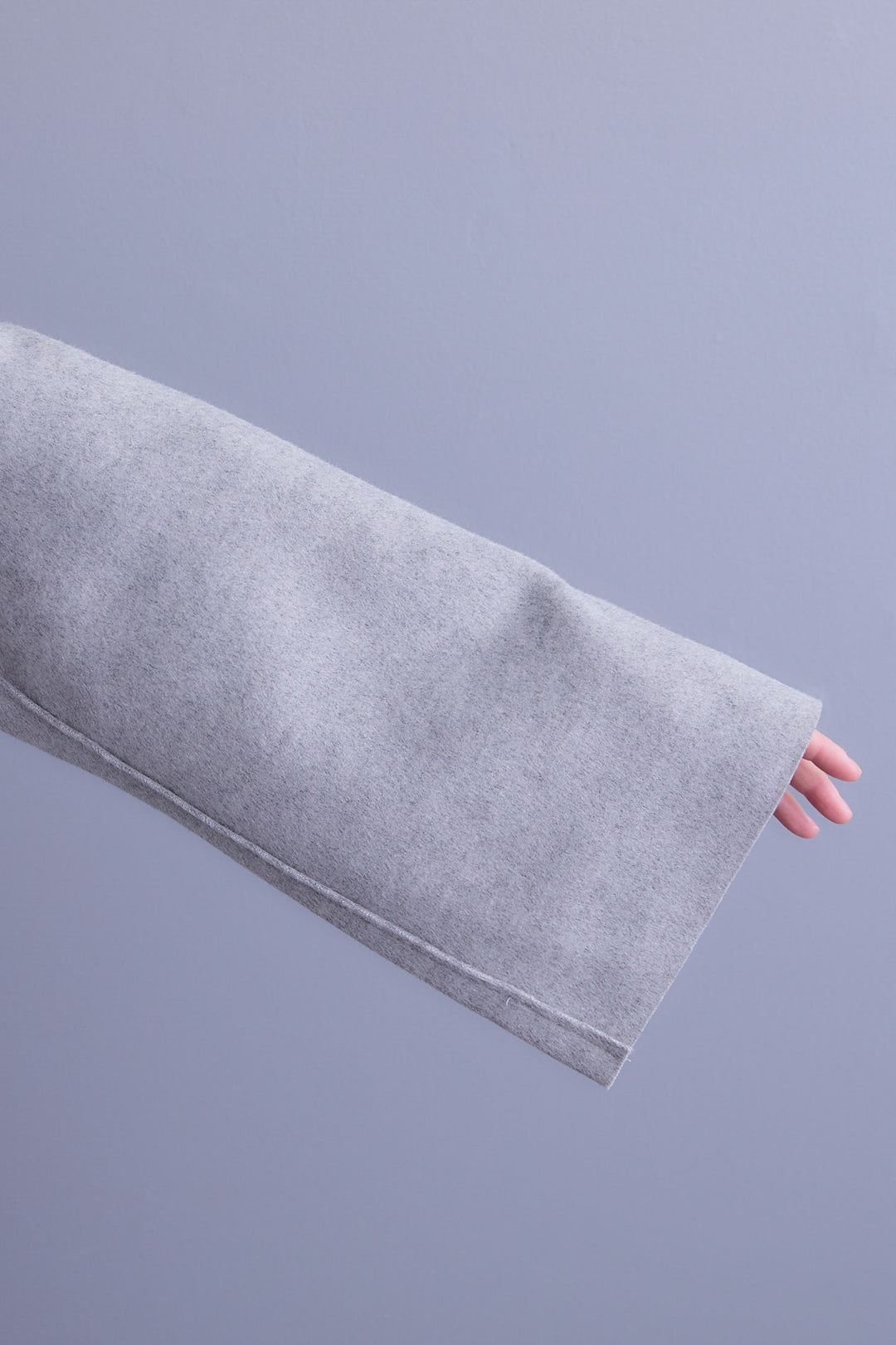 【予約】メルトンソフトショールカラーコート【ベルト付き】