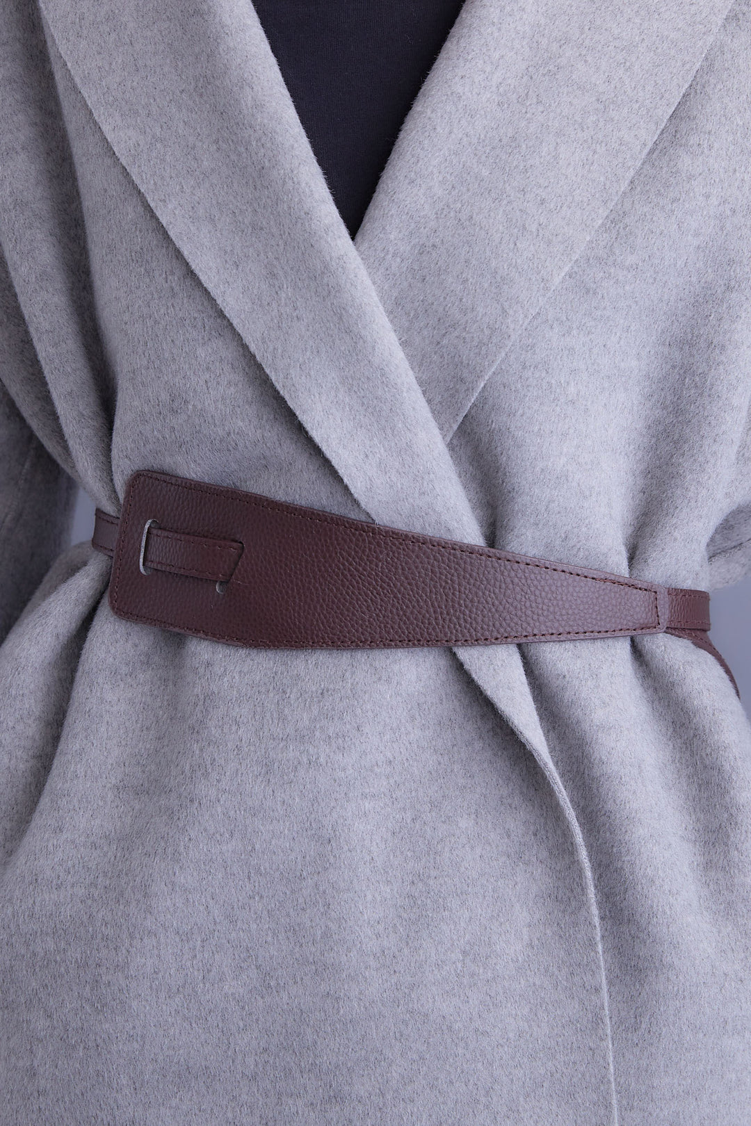 【SET】メルトンソフトショールカラーコート【ベルト付き】+ジャガードフラワースカート(2set)