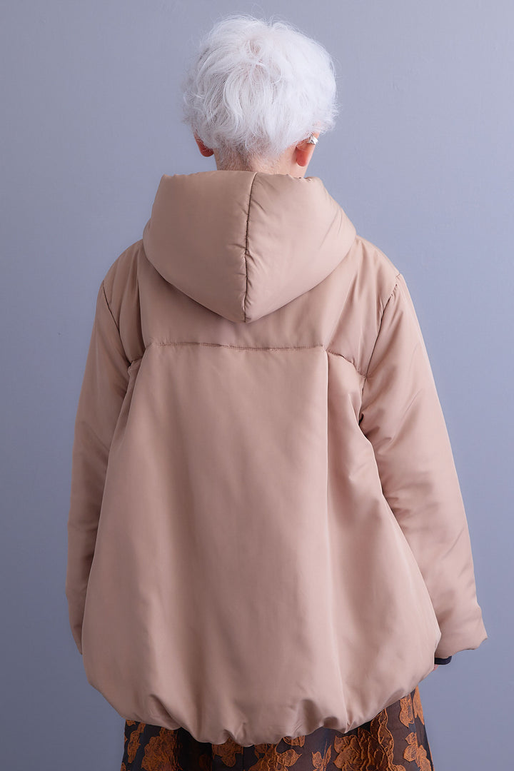 【SET】バルーンシルエットエアパフジャケット+ジャガードフラワースカート(2set)