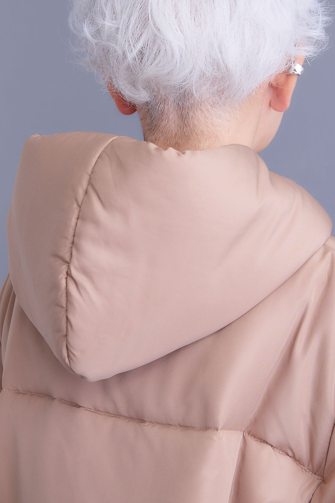 【SET】バルーンシルエットエアパフジャケット+ジャガードフラワースカート(2set)