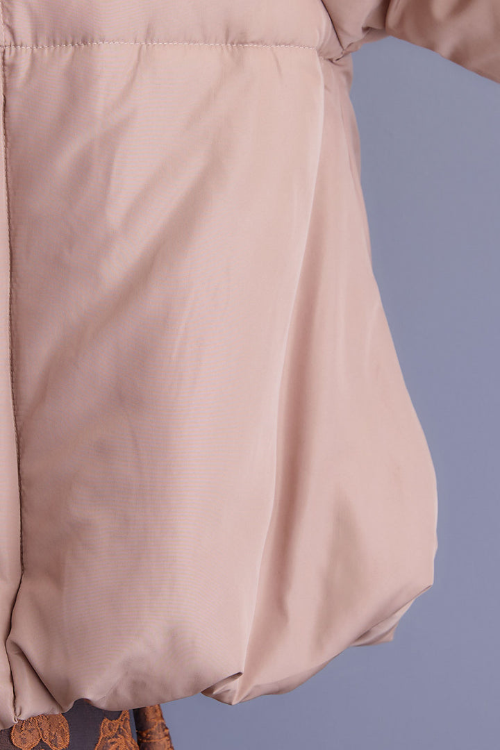 【SET】バルーンシルエットエアパフジャケット+ジャガードフラワースカート(2set)