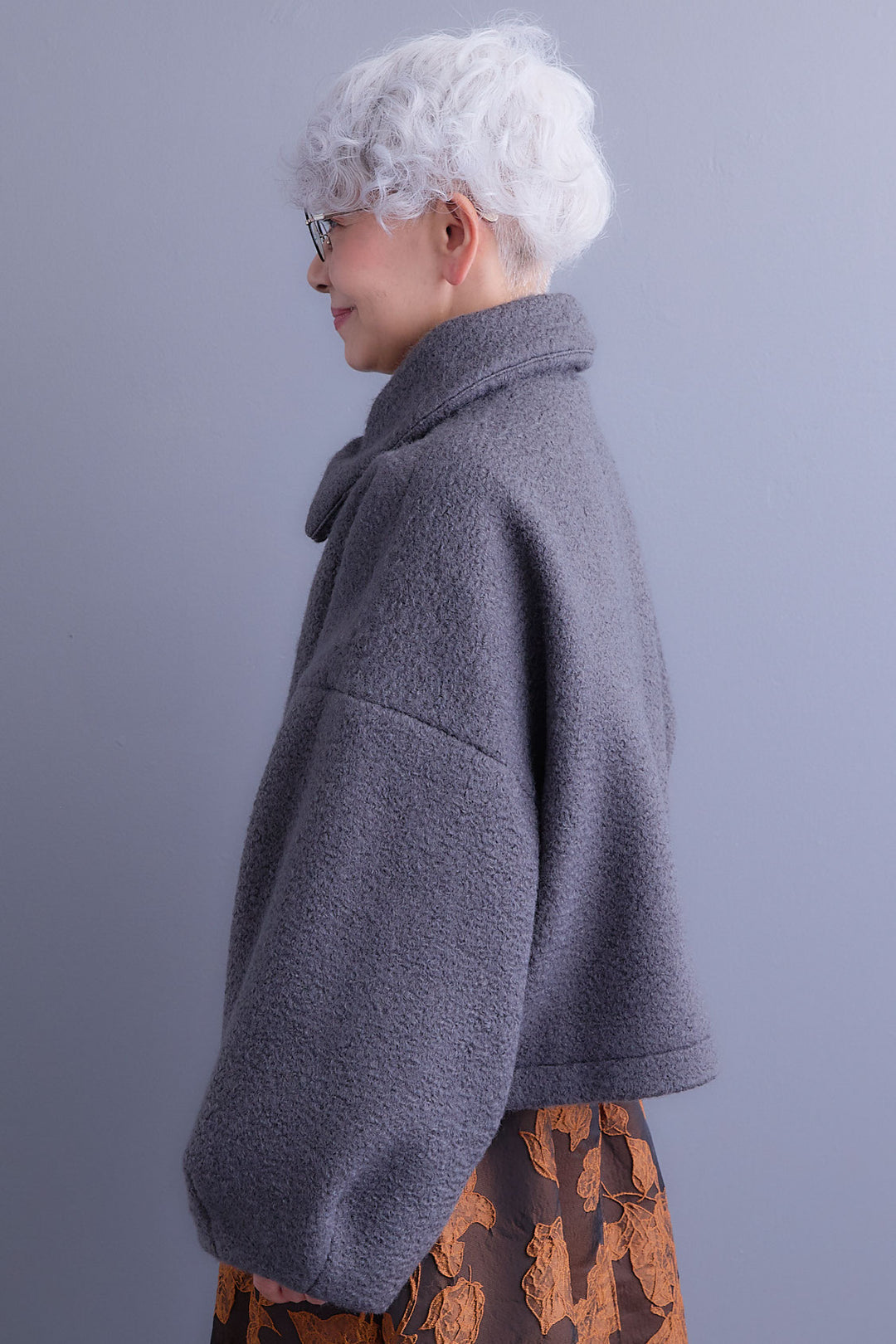 【予約】シープボアボリュームスリーブジャケット