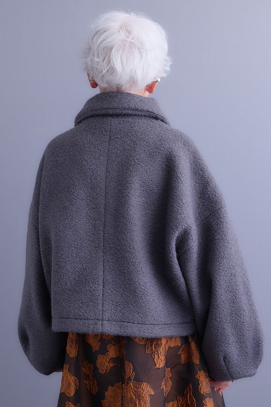 【予約】シープボアボリュームスリーブジャケット