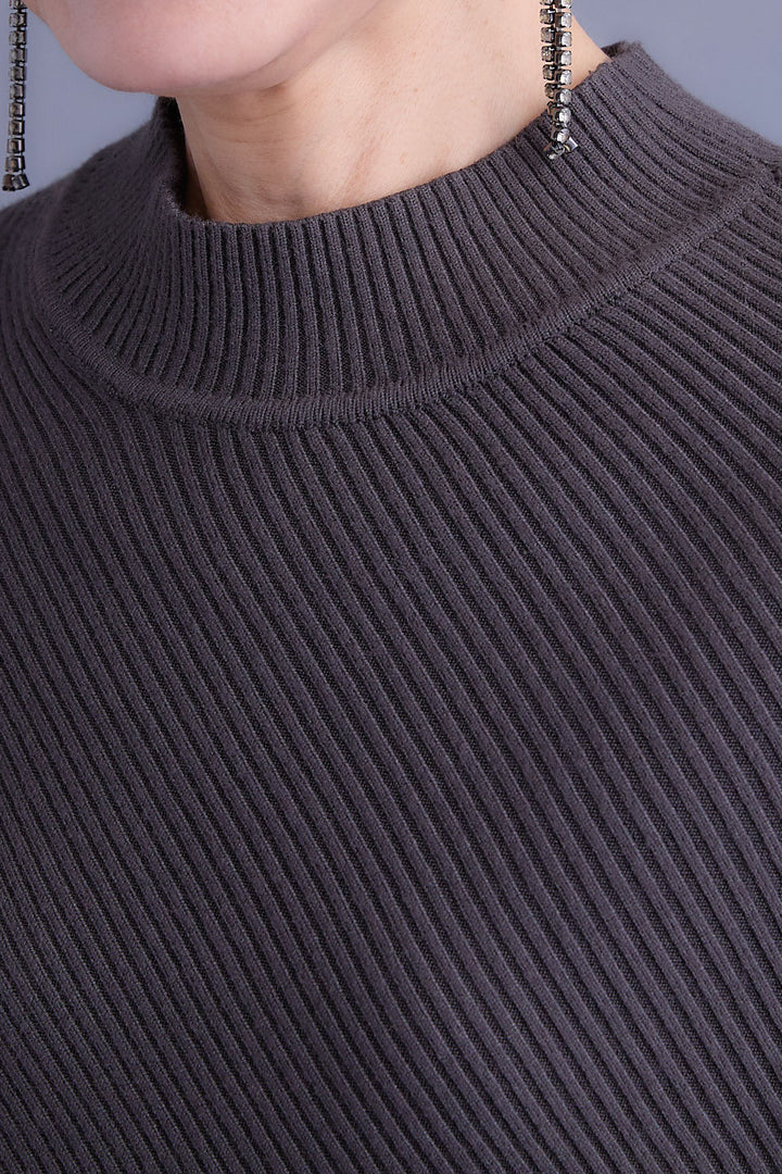 【SET】アシンメトリーオーバーニット+テーラードカラーファーコート+アシンメトリープリーツスカート(3set)