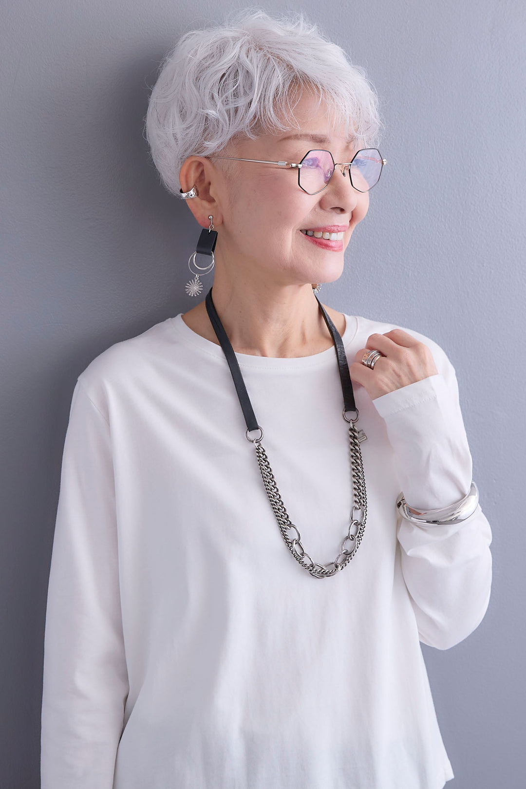 【新色追加】【SET】チュールレイヤードMA-1ジャケット+アシンメトリーロンT+アシンメトリープリーツスカート(3set)