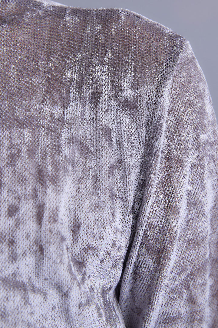 【SET】クラッシュベロアハイネックシアートップス+シャギーVネックニットカーディガン+ジャガードフラワースカート(3set)