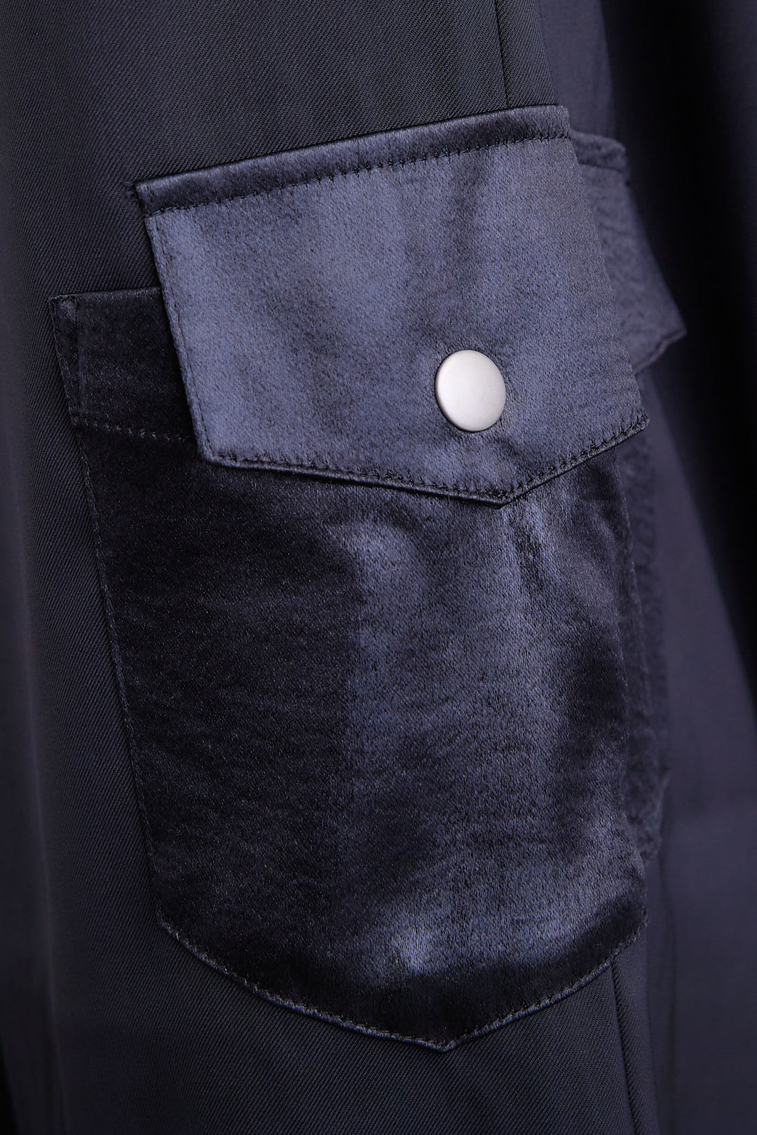 【SET】アシンメトリーオーバーニット+パテントデザインワイドパンツ(2set)