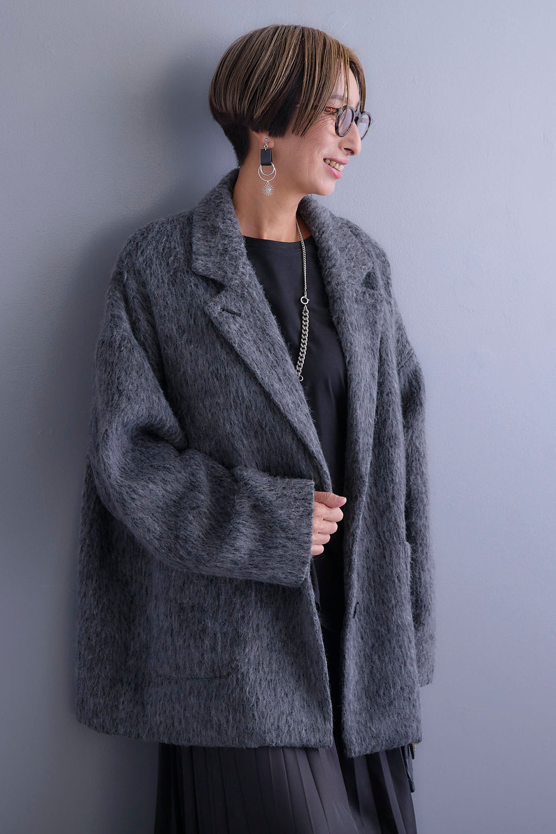 【予約】シャギーテーラードコート