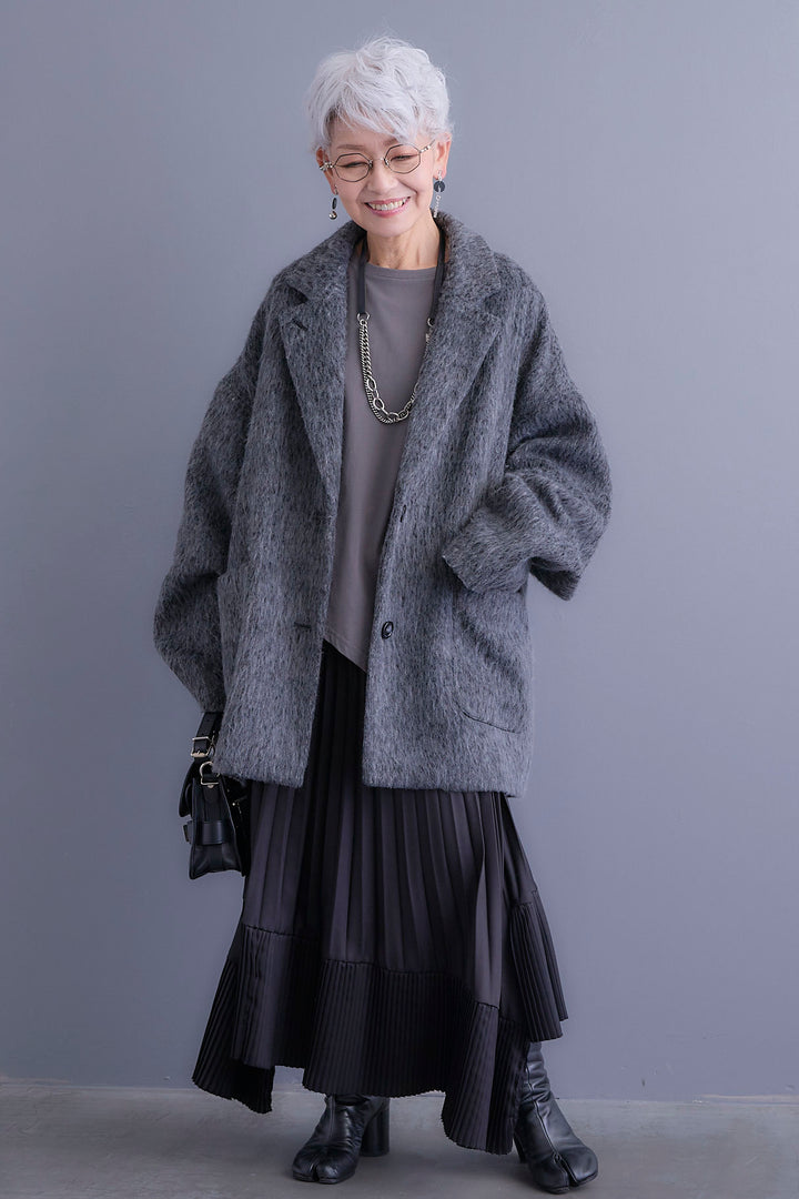 【予約】シャギーテーラードコート